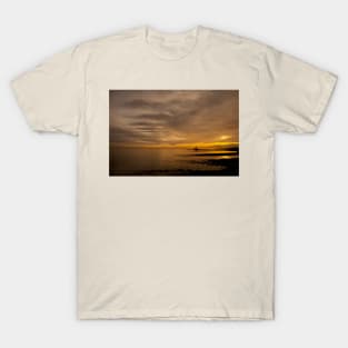 Golden Sunrise over St Mary's Island T-Shirt